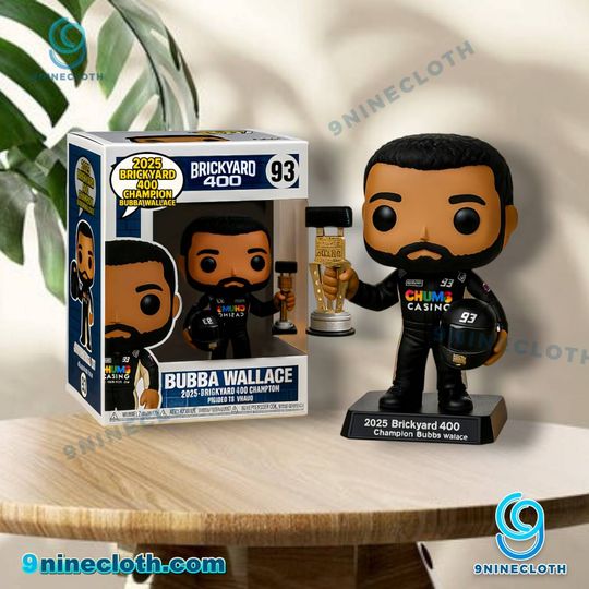 Bubba Wallace 2025 Brickyard 400 Champion Collectible Figure