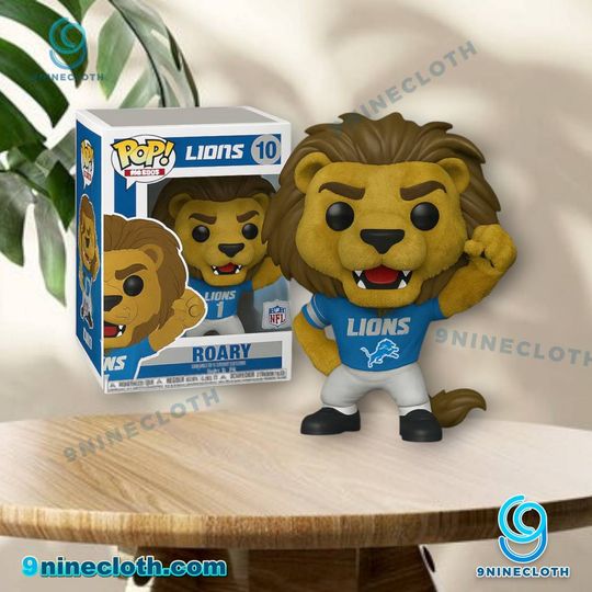 Detroit Lions Roary Mascot Collectible Figure