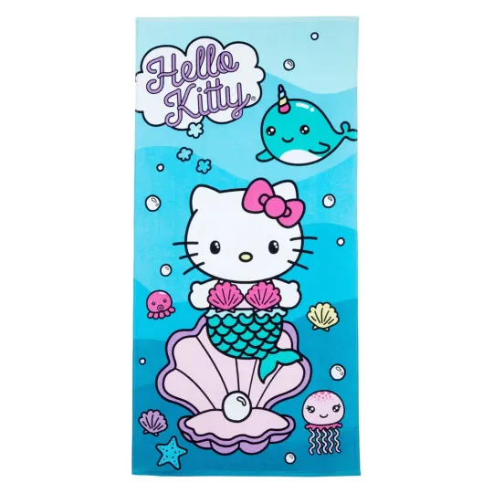 Hello Kitty Mermaid Beach Towel