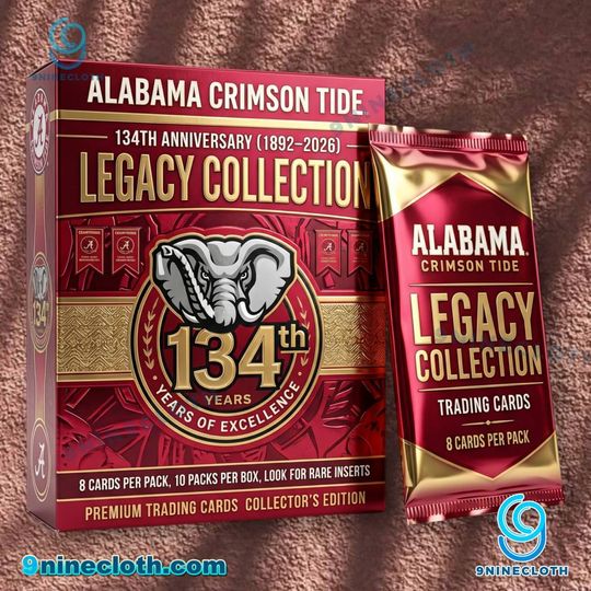 Albm Crimson Tide 134th Anniversary Hobby Box Cards