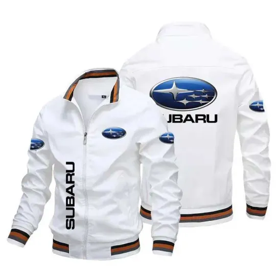 Mens Printed Baseball Windbreaker Zip up Jacket