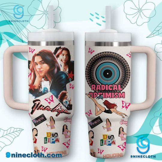 Dua Lipa Radical Optimism 40 oz Tumbler with Handle
