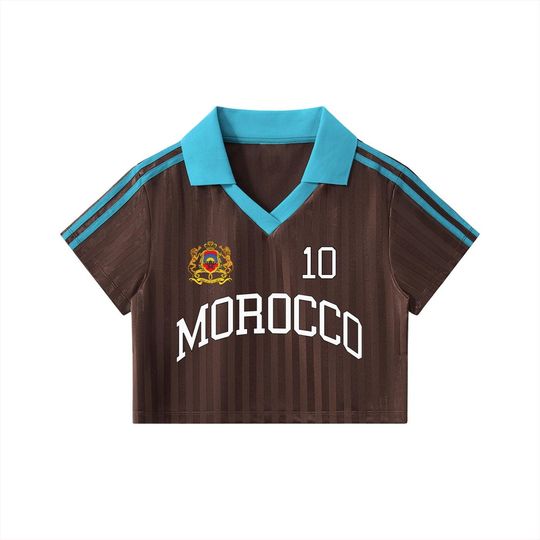 Morocco Women Cropped Jersey