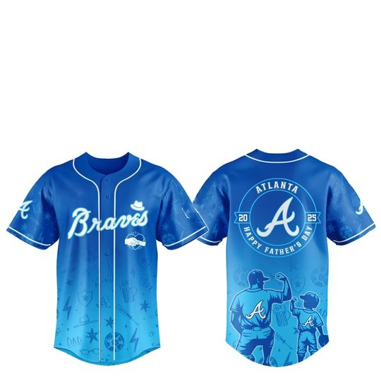 2025 Atlanta Bravess Happy Father Day Baseball Jersey Combo