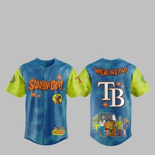 2025 Bay Rayss Scooby-Doo Baseball Jersey