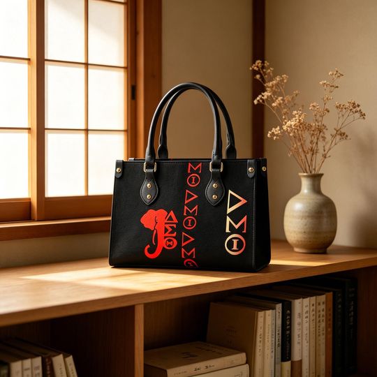Personalized Delta Sigma Theta Tote Bag, Custom Name  Sorority Handbag