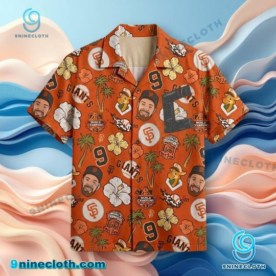 San Francisco Giants Brandon Belt Aloha Shirt