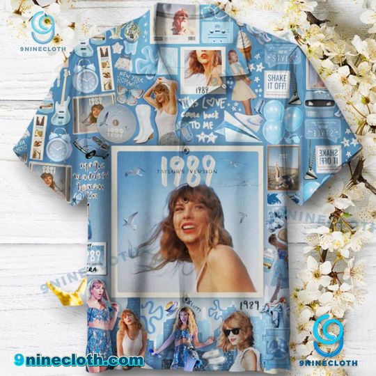 Swift 1989 Blue Hawaiian Shirt
