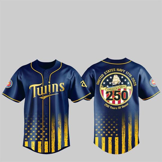 Twinss US NAVY 250th Birthday Celebration Jersey