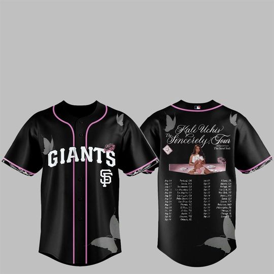 SF Giantss Kali Uchis The Sincerely Tour Jersey 2025