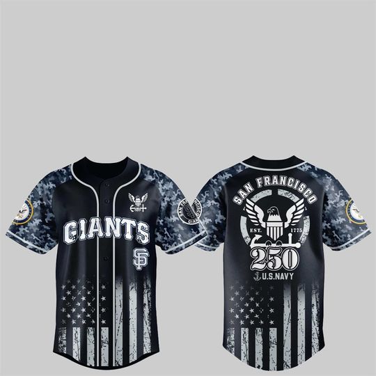 SF Giantss 250th US NAVY Jersey 2025