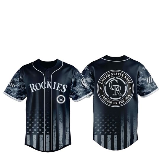 Rockiess US Navy Military Jersey 2025