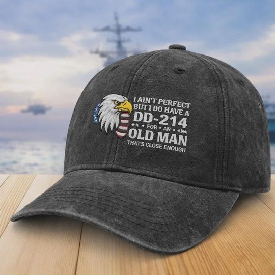 Embroidered I Do Have DD-214 Veterans Day Hat, Veteran Hats For Men, Military Caps Husband, Vietnam Veteran Gifts Dad Grandpa, Veteran Gift