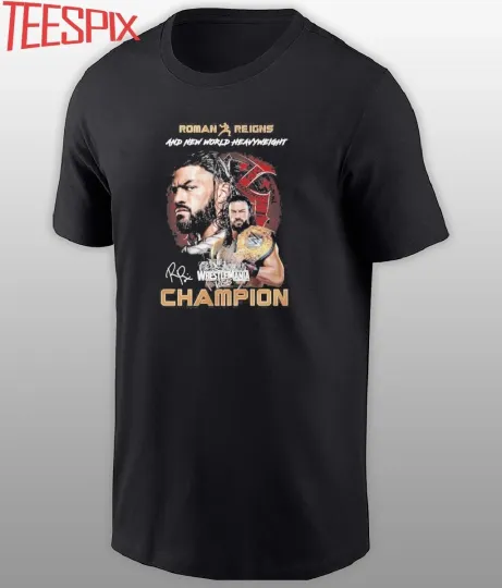 Roman Reigns And New World Heavyweight Champion 2026 Shirt