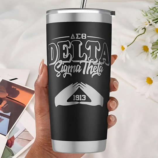Delta Sigma Theta 20oz Engraved Tumbler  Personalized  DST Sorority Gift  1913 Crossing Gift