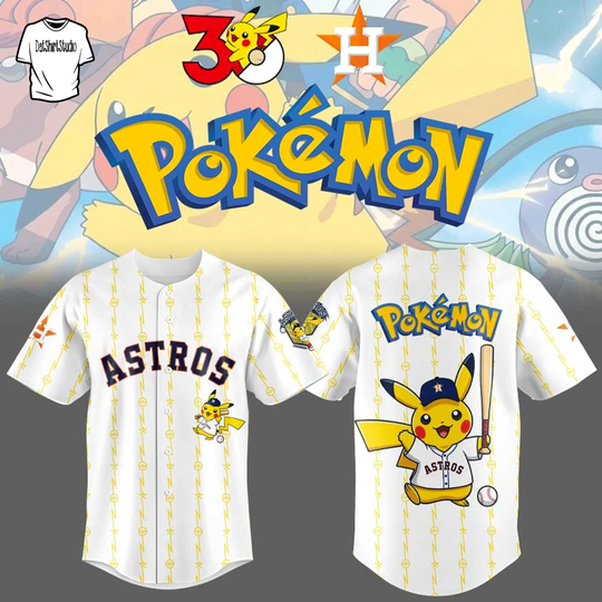 Houston Astros x PKM 2026 Edition Baseball Jersey
