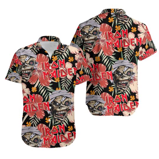 Iron Maiden Band Hawaiian Shirt