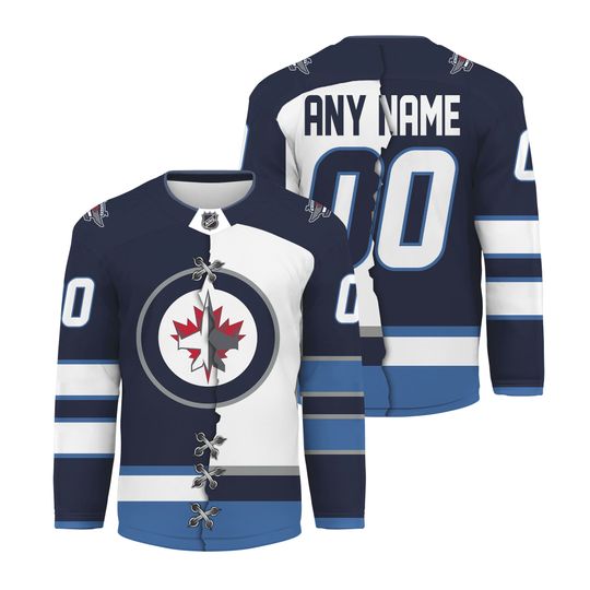 Personalized NHL Winnipeg Jets Limited Home Mix Away Jersey