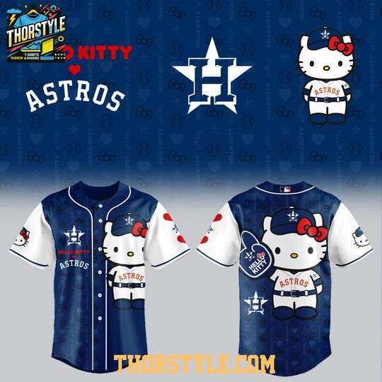 Houston Astros x Hello Kitty 2026 Night in Houston City Baseball Jersey