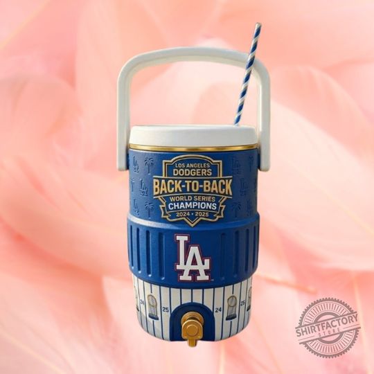 Los Angeles Dodgers Back To Back World Series Champions Cooler Cup