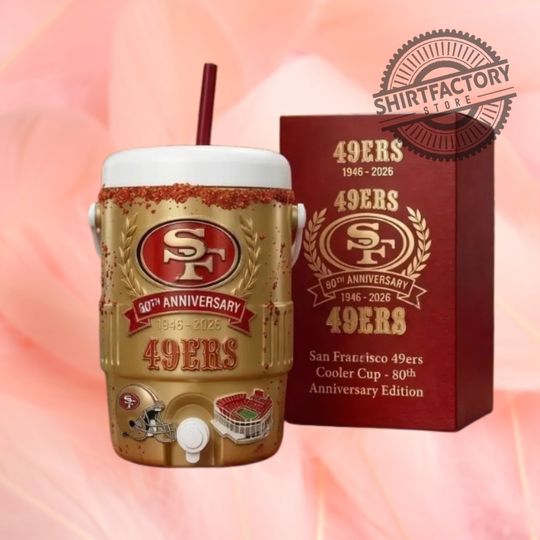 San Francisco 49Ers 80Th Anniversary Cooler Cup