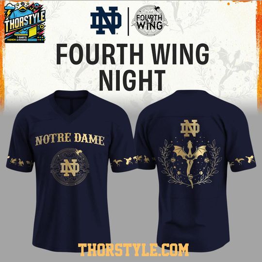 ND Fighting Irish Fourth Wing Night 2026 Football Jersey