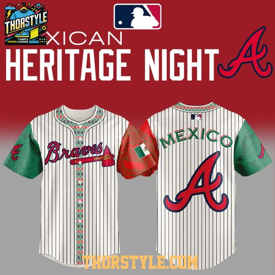 Atlanta Braves Mexican Heritage Night Baseball Jersey