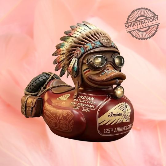 Motorcycle 125Th Anniversary Commemorative Duck