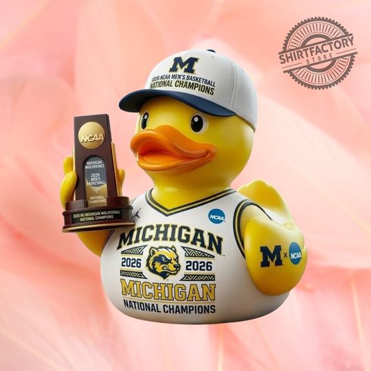 2026 Michigan Wolverine Ncaa National Commemorative Duck