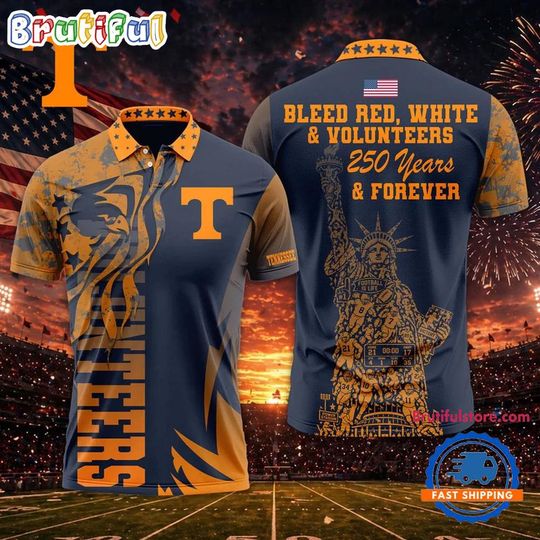 Tennessee Volunteers 2026 NCAA Independence Day Polo Shirt