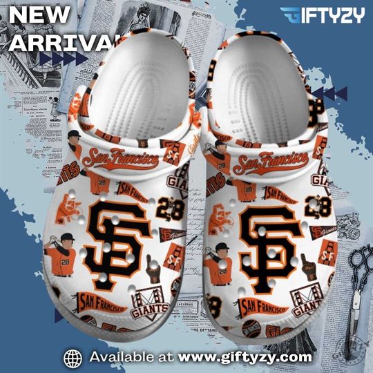 Baseball San Francisco Giants Crocs Shoes