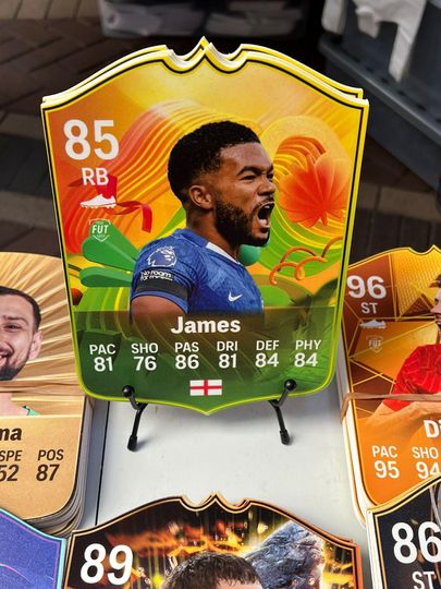 Reece James Chelsea, EA FC Fifa Foamex Card, Soccer Player Card, Gift For Fan