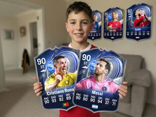 EA FC FIFA Cards - Any Player - Any Version Foamex Card, Soccer Player Card, Gift For Fan