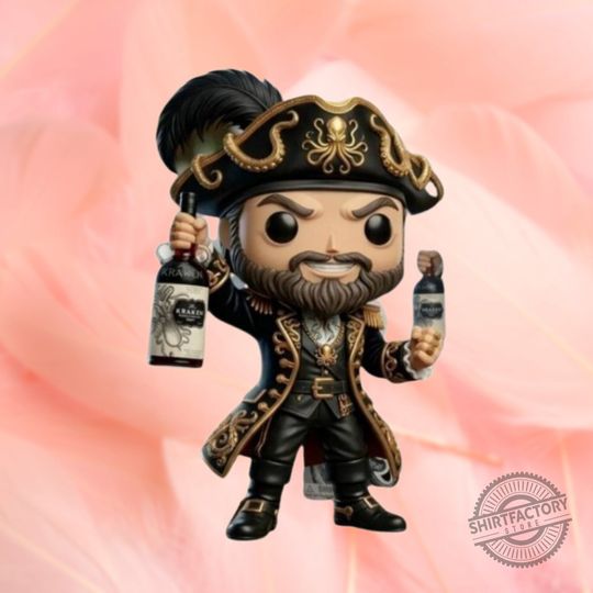 The Kraken Black Spiced Rum Pirate Captain Limited Edition Figure