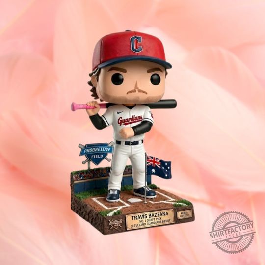 Travis Bazzana No.1 Pick Cleveland Guardians Pop Figure