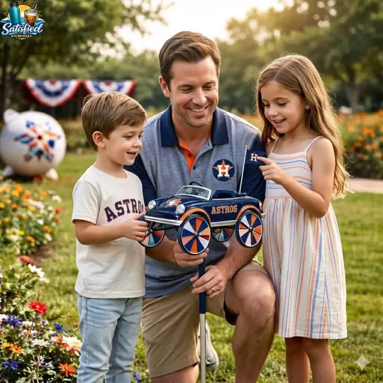 Houston Astros Orbit  Wind Spinner