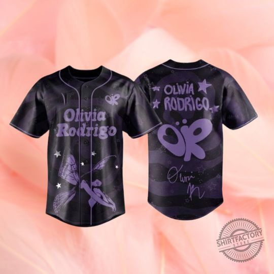 Olivia Rodrigo The Unraveled Tour 2026 Baseball Jersey