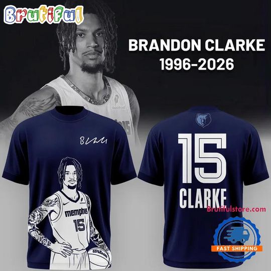 In Memory of Brandon Clarke Memphis Grizzlies 1996-2026 T Shirt