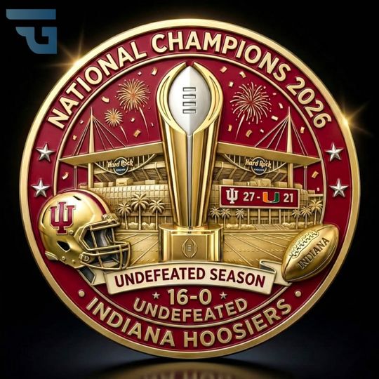 Indiana Hoosiers Football 2026 National Champion Coin
