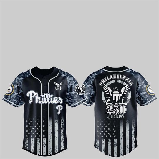 Philliess 250th US NAVY Jersey 2025