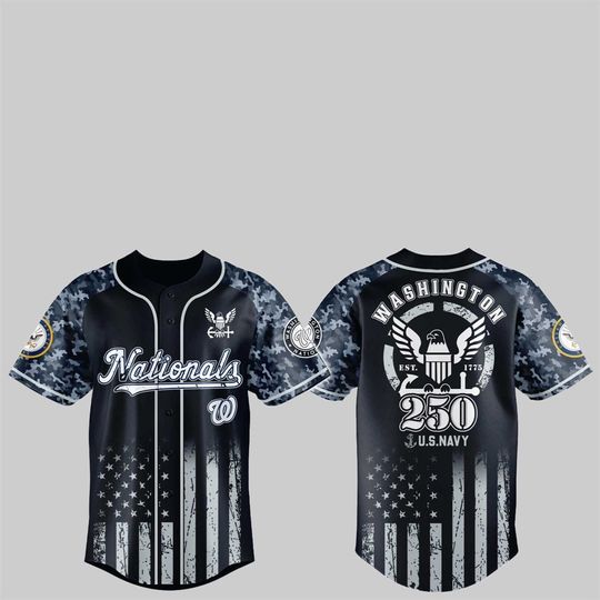 Nationalss 250th US NAVY Jersey 2025