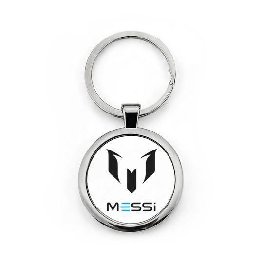 Lionel Messi Steel Keychain | Football Player Stainless Steel Keychain