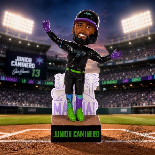 Junior Caminero Tampa Bay Rays City Connect Dashboard Bobblehead 2026