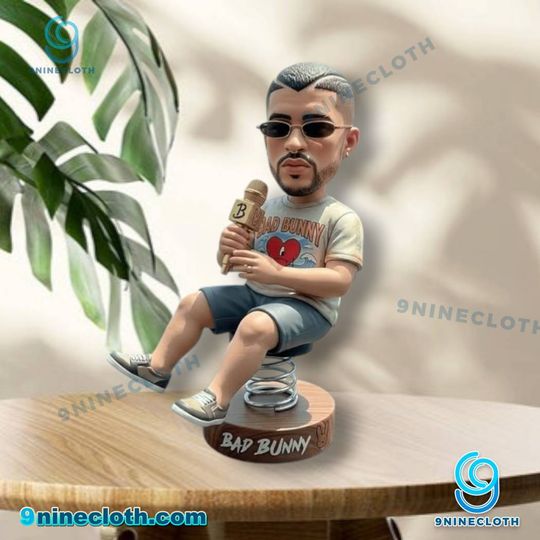 Bad Bunny Dashboard Bobblehead
