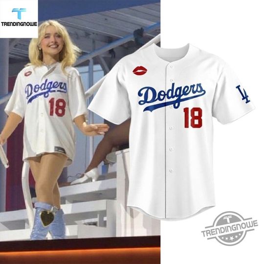 Sabrina Carpenter Yoshinobu Yamamoto Baseball Jersey Dodgers Clothing