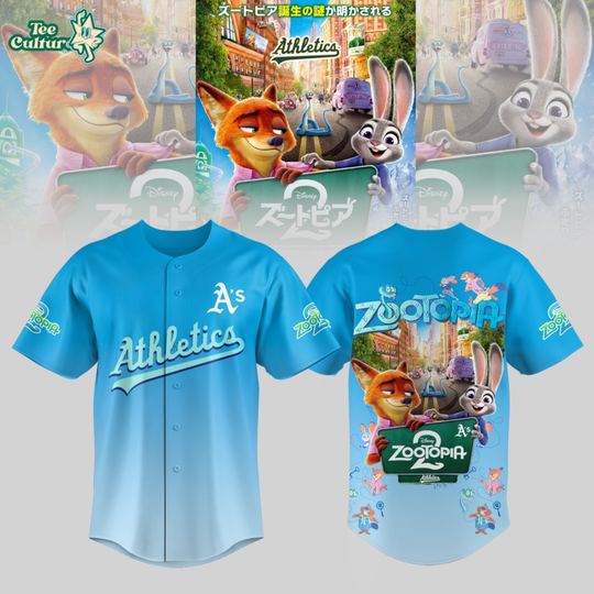 Oakland Athletics x Zootopia 2 Limited Edition Baseball Jersey