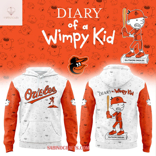 Baltimore Orioles Diary Of A Wimpy Kid 2026 Night Hoodie