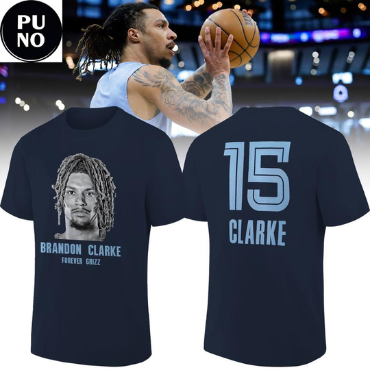 Memphis Grizzlies 2026 Brandon Clarke Forever Grizz T-Shirt