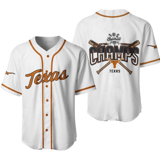 Texas Longhorns Softball 2026 SEC Softball Tournament Champions Baseball Jersey
