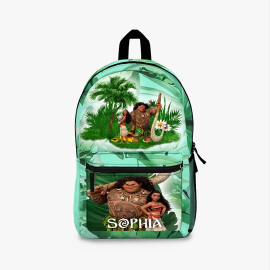 Personalized Moana Kids Backpack - Custom Name